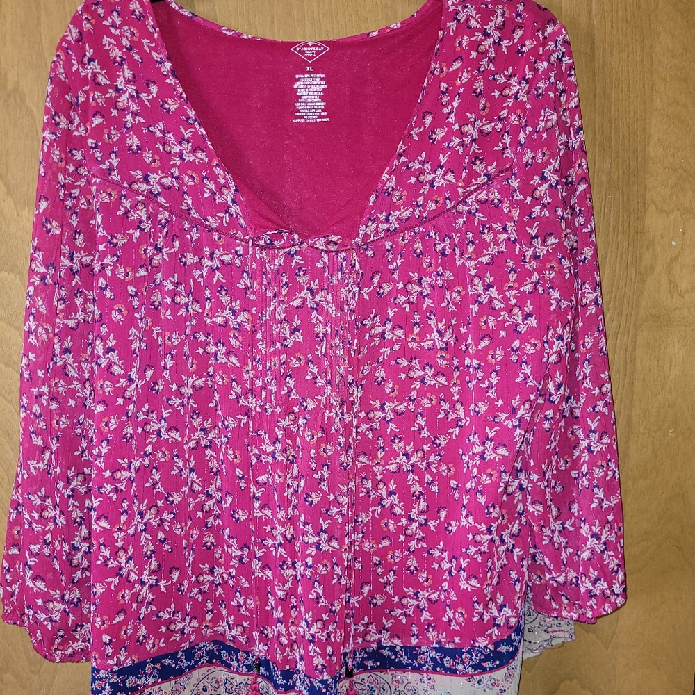 XL long sleeve blouse